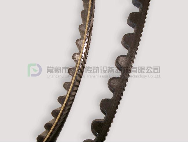 Double-sided tooth planting steel wire timing belt