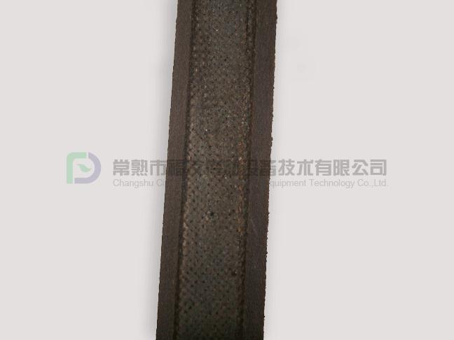 Triangle rubber belt